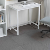 Piastrella per Tappeto Marrone 50 x 50 cm 4 pcs PP e Bitume