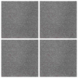 Piastrella per Tappeto Marrone 50 x 50 cm 4 pcs PP e Bitume