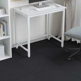 Piastrella per Tappeto Grigio Scuro 50 x 50 cm 4 pcs