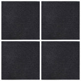 Piastrella per Tappeto Grigio Scuro 50 x 50 cm 4 pcs