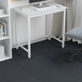 Piastrella per Tappeto Blu Grigio 50 x 50 cm 36 pcs PP e Bitume