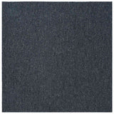 Piastrella per Tappeto Blu Grigio 50 x 50 cm 36 pcs PP e Bitume