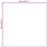Piastrella per Tappeto Blu 50 x 50 cm 4 pcs PP e Bitume