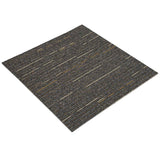 Piastrella per Tappeto Striato Marrone Chiaro 50 x 50 cm 20 pcs
