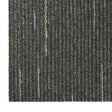 Piastrella per Tappeto Verde Striato Chiaro 50 x 50 cm 36 pcs