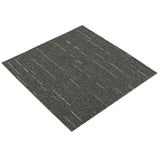 Piastrella per Tappeto Verde Striato Chiaro 50 x 50 cm 36 pcs