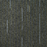 Piastrella per Tappeto Verde Striato Chiaro 50 x 50 cm 36 pcs