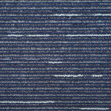 Piastrella per Tappeto Strisce Blu 50 x 50 cm 4 pcs PP e Bitume