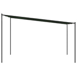 Gazebo 4 x 3,98 x 2,67 m Verde Poliestere e Acciaio