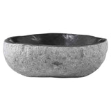 Lavabo Ovale Grigio (32-37) x (27-30) x 12 cm Pietra di Fiume