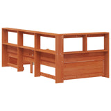 Letto Libreria con testiera Legno di Pino Massello