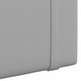 Testiera sospesa Con luce LED Grigio Nuvola Tessuto