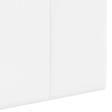 Testiera sospesa Con luce LED Bianco Tessuto