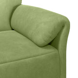 Divano a 2 Posti Verde chiaro 158 x 83 x 95 cm Velluto