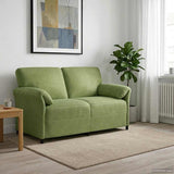 Divano a 2 Posti Verde chiaro 158 x 83 x 95 cm Velluto