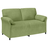 Divano a 2 Posti Verde chiaro 158 x 83 x 95 cm Velluto