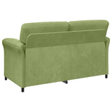 Divano a 2 Posti Verde chiaro 158 x 83 x 95 cm Velluto