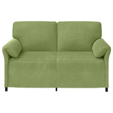 Divano a 2 Posti Verde chiaro 158 x 83 x 95 cm Velluto