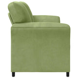 Divano a 2 Posti Verde chiaro 158 x 83 x 95 cm Velluto