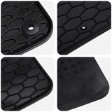 Tappetino per Auto 4 pcs Nero adatto per VW ID.7 TPE