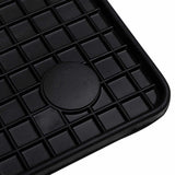 Tappetino per Auto 4 pcs Nero Gomma