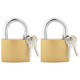 U Lock con Chiavi 2 pcs Ottone Ferro