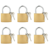 U Lock con Chiavi 6 pcs Ottone Ferro