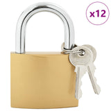 U Lock con Chiavi 12 pcs Ottone Ferro