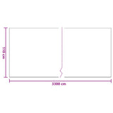 Telo per polvere con nastro adesivo 6 pcs 110 x 3300 cm HDPE