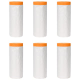 Telo per polvere con nastro adesivo 6 pcs 240 x 2000 cm HDPE
