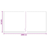 Telo per polvere con nastro adesivo 12 pcs 210 x 2000 cm HDPE