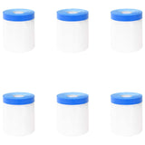 Film adesivo per mascheratura 6 pcs Trasparente e Blu