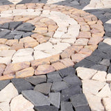 Piastrelle in mosaico con motivo a fiore Multicolore