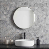 Piastrelle Mosaico Grigio Chiaro 30 x 30 cm Marmo