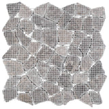 Piastrelle Mosaico Grigio Chiaro 30 x 30 cm Marmo