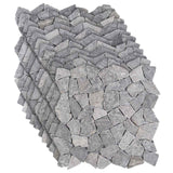 Piastrelle Mosaico Grigio Chiaro 30 x 30 cm Marmo