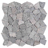 Piastrelle Mosaico Grigio Chiaro 30 x 30 cm Marmo