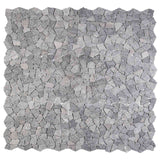 Piastrelle Mosaico Grigio Chiaro 30 x 30 cm Marmo