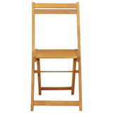 Sedie Bistro da Giardino 8 pcs Naturale 40 x 53 x 80 cm