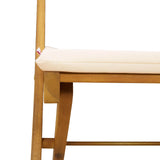 Sedie Bistro da Giardino 6 pcs Bianco Crema 40 x 53 x 80 cm