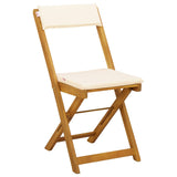 Sedie Bistro da Giardino 6 pcs Bianco Crema 40 x 53 x 80 cm