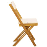 Sedie Bistro da Giardino 6 pcs Bianco Crema 40 x 53 x 80 cm