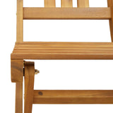 Sedie Bistro da Giardino 6 pcs Naturale