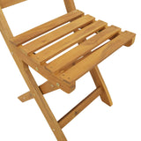 Sedie Bistro da Giardino 6 pcs Naturale