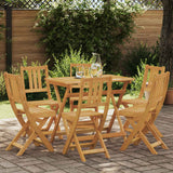 Sedie Bistro da Giardino 6 pcs Naturale