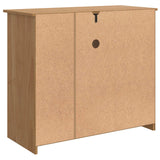 VidaXL Madia per Microonde PANAMA Cera di Miele 99.5 x 44 x 86.5 cm