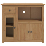 VidaXL Madia per Microonde PANAMA Cera di Miele 99.5 x 44 x 86.5 cm