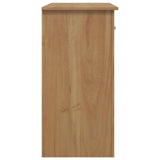 VidaXL Madia per Microonde PANAMA Cera di Miele 99.5 x 44 x 86.5 cm
