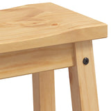 VidaXL Sgabello da bar 2 pcs Cera di Miele 44 x 30 x 63 cm