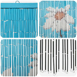 Tenda per Porta Antinsetti multicolore 200 x 100 cm Bambù